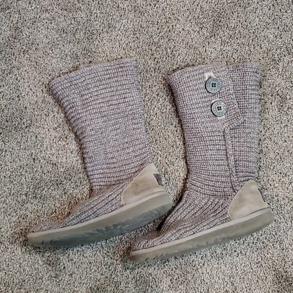 Ugg Australia Women 5649 Sweater Cardi Boots shoes sz 4